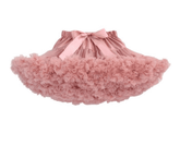 Dusty Pink Fluffy Layered Tutu Skirt -  Girls Ballerina Pettiskirt, Fluffy Children Ballet Skirts.